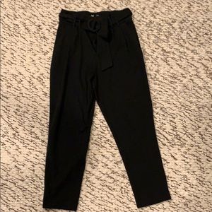 Zara Black High Waisted Work Pant